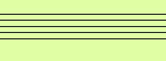 4 The notes on the lines are: G, B, D, F, A, and can be