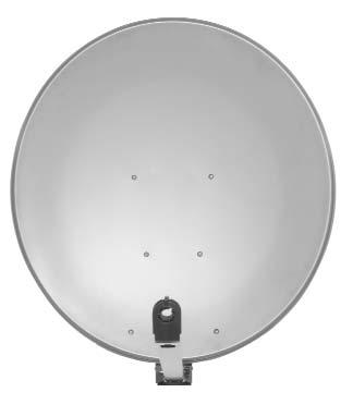 Offset reflectors For receiption of satellite signals in the frequency range 0,7 2,75 Gz Aluminium reflector 23/0 mm feed fitting