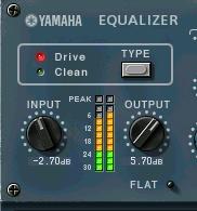 The Clean equalizer provides non-distorted, clear, typical digital sound, emulating variations in frequency response in the analog circuits.