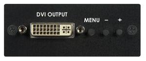 It will light up when the power has been turned On. Rear Panel 1. DVI Output port- This is the DVI output port.
