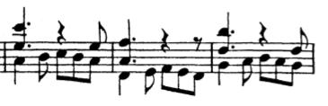 Further problems arise when the melody or principal voice appears in the lower voice, as in Ex. 3.5 and Ex. 3.6. Ex. 3.5. J.S.