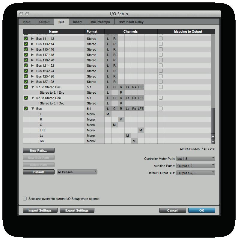 Setting Up Your DAW Interleaved Sources If your source is an interleaved WAV or AIFF file, then you may need to anticipate the limitations of Pro Tools 11.