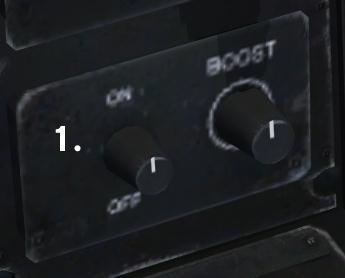 Master MFD control switch Turns