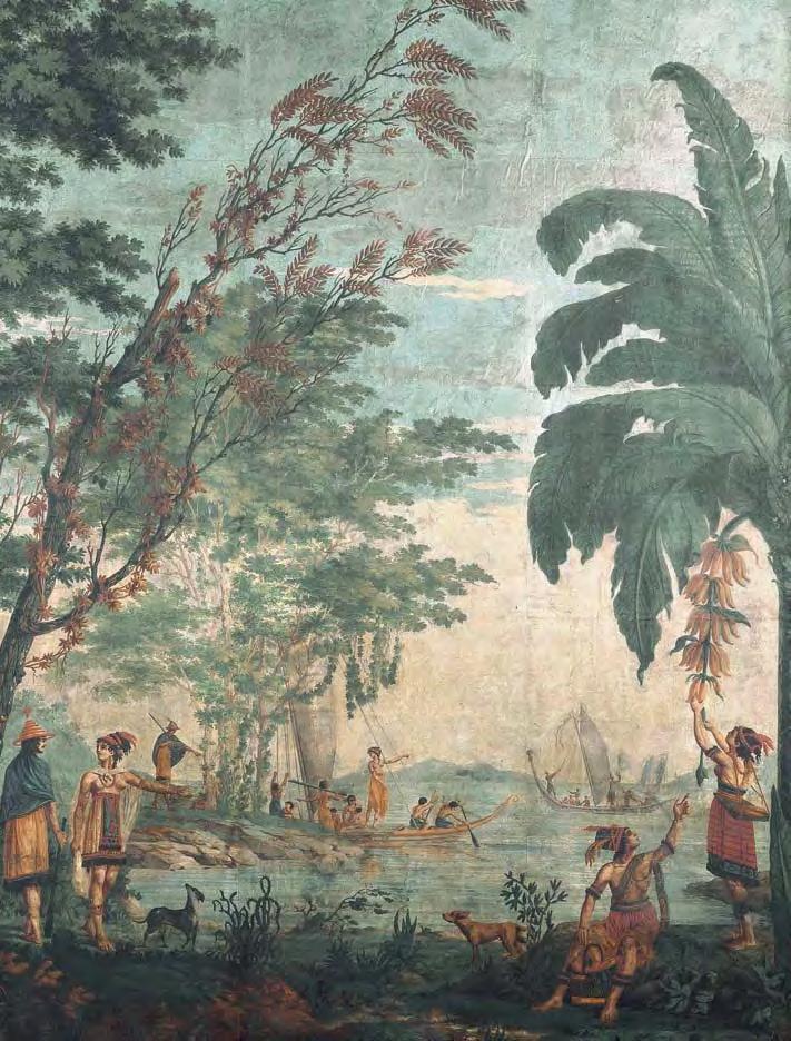 Detail of the panorama, with scenes