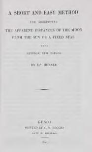 relating to the riddle of longitude, of which this is one of the most significant, were published in very small editions and are now understandably rare.