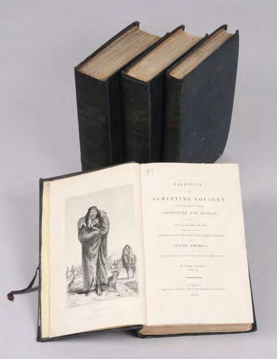 geology and natural history of the various countries visited by H.M.S. Beagle. This set contains the Darwin volume in its first state (using the Journal and Remarks version of the title).
