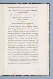 An intriguing letter sent from on board Hyacinthe de Bougainville s command the Thétis to Monsieur Bajot, who is noted as being the editor of the Annales Maritimes published by the Ministry of the