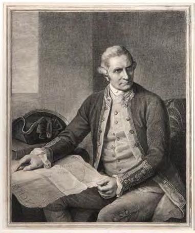 early proof copy of the first separately issued portrait of Cook 45. [COOK] DANCE, Nathaniel, after, engraved by John Keyes SHERWIN. [Captain James Cook].