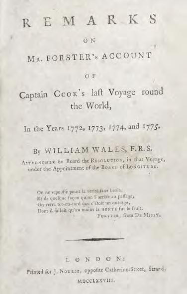 52 53 Captain King (in volume 3). The medal was awarded to Cook posthumously by the prestigious Royal Society in 1784, shortly after publication of the first edition of this book.