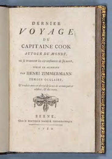 With an eye-witness account of Cook s death 57. [COOK: THIRD VOYAGE] ZIMMERMANN, Heinrich.