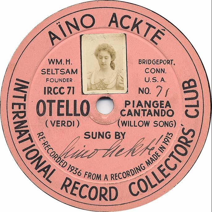 had showed little interest in keeping their back catalogues available In 1931 William Seltsam of Bridgeport, Connecticut, started the first record label specialising in historical reissues,
