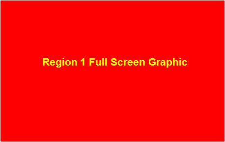 Full Screen Template Standard Video with L-Wrapper Screen Template The standard video with L-wrapper screen template that comes with Cisco StadiumVision Director is typically