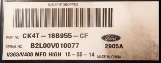 Ford 4 Screen Compatibility list Due to the large variety of different 4 screen part numbers, it is strongly advised to verify the screen compatibility by removing the screen and measuring a 75 ohm