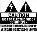 SAFETY PRECAUTIONS The lightning fl ash with an arrowhead symbol, within the equilateral triangle, is intended to alert the user to the presence of uninsulated dangerous voltage within the product s