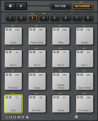Working With Pads Instrument Pads To reset a pad, right-click the pad and select Reset Pad from the context menu.