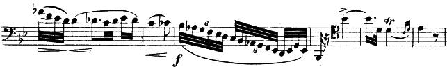 Vivaldi left ornamentation up to performers, Weber wrote the ornamentation into the music, leaving performers no opportunity to improvise. Figure 13. Weber Bassoon Concerto in F major, op. 75, mvt.