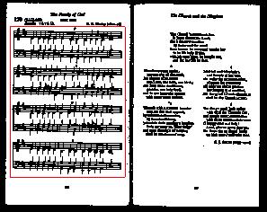 Page 218 Music Publisher 8 manual Fig 231 cropping an area: now select Picture Crop To abort the crop and re-define the area choose Picture Abandon Crop.
