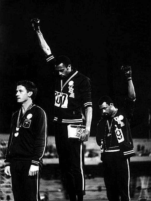 John Dominis (1968) Black Power Salute at Olympics We can view his work as a development of the public intellectual escaping academic insularity influenced by the Dreyfusards a commitment by thinkers