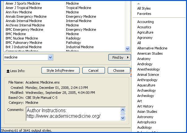 Reference Type Reference Type 8 URL URL Using the Style Manager EndNote contains over 3600 journal styles in which you may display your references. (www.endnote.