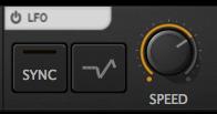 LFO A low-frequency-oscillator (LFO) can be set to control key stereo savage parameters.