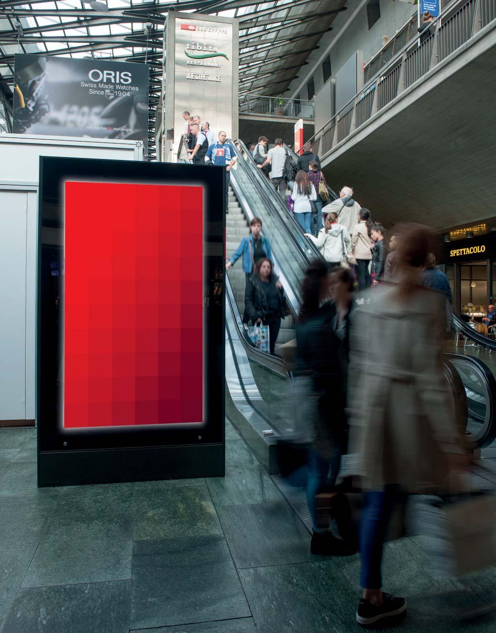 Digital Out of Home advertising in Switzerland