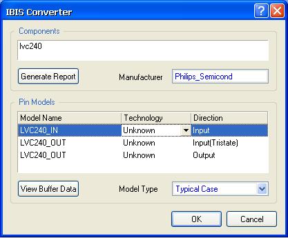 Array Editor dialog allows the connections between pins and the value/model for those connections to be conﬁgured. Setting Up an IC There are several alternatives when setting up an IC type model. 1.