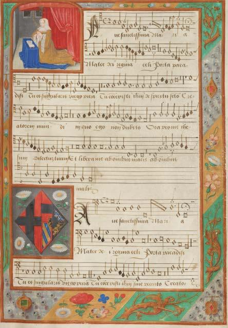 The manuscript belonged to Charles de Clerc (+1533) and his wife Anne Annoke, a high-ranking court official.