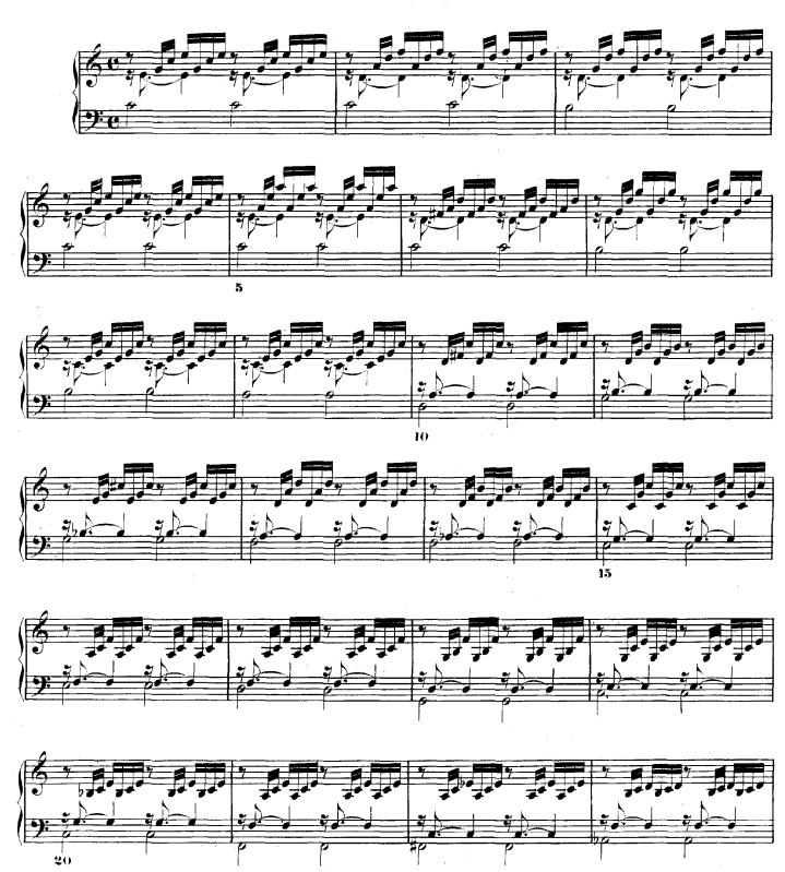 Table 1 Bach s C major Prelude. First 7 bars harmony Bar No.