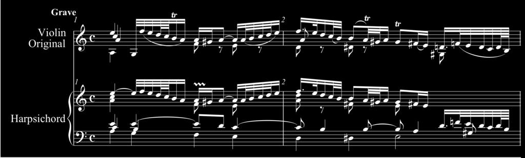 Although not seen in the edition, harpsichordists also commonly arpeggiate chords to give them more length, stemming back to the practice of style brisé.