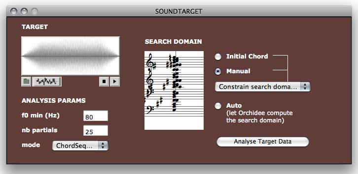 Figure 7: Compact visualization of the SoundTarget editor.