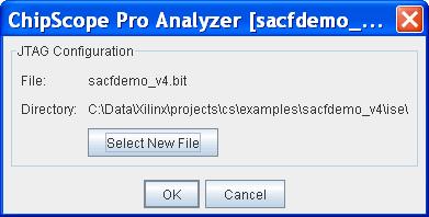 Chapter 4: Using the ChipScope Pro Analyzer R After selecting the configuration mode, the JTAG Configuration dialog box opens (Figure 4-8).
