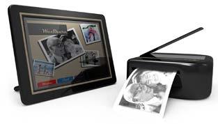 It connects digital photos and real photos with a printer, scanner,