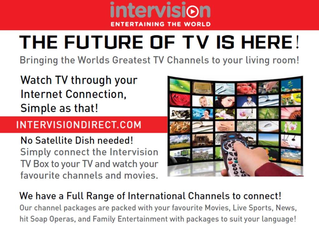 Intervision s difference is that it provides a content platform for vertical markets including ethnic and multicultural groups, and soon to include hobbies, trades, gaming and gamers, education and