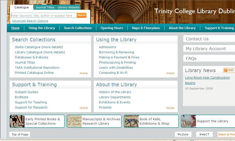 Trinity College Library,