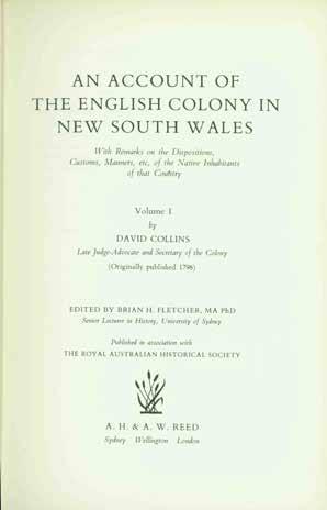 21 Collins, David. AN ACCOUNT OF THE ENGLISH COLONY IN NEW SOUTH WALES. With Remarks on the Dispositions, Customs, Manners, etc, of the Native Inhabitants of that Country.