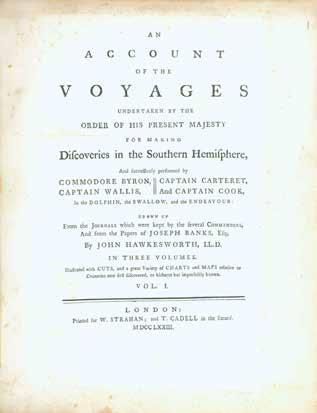 of His Majesty, for making Discoveries in the Northern Hemisphere.... Vol. I. and II. written by Captain James Cook, F.R.S. Vol. III. by Captain James King, LL.D. and F.R.S. 3 vols., med.
