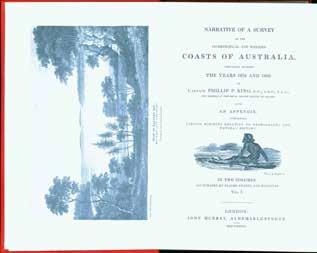 55 King, Captain Phillip P. NARRATIVE OF A SURVEY OF THE INTERTROPICAL AND WESTERN COASTS OF AUSTRALIA. Performed between the Years 1818 and 1822.