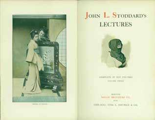 77 Stoddard, John L. JOHN L. STODDARD S LECTURES. Complete in Ten Volumes. 13 vols. (including 3 supplementary volumes), med. 8vo; pp.