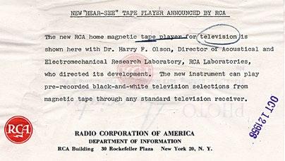 pre-recorded black-and-white television