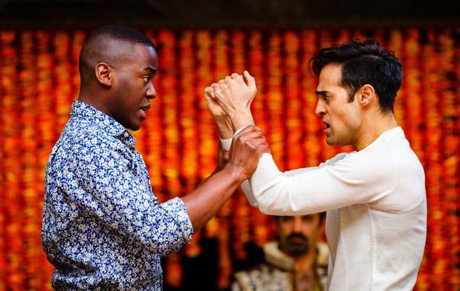 152 shakespeare bulletin Fig. 4. Ncuti Gatwa as Demetrius and Ankur Bahl as Helenus in Shakespeare s Globe s 2016 production of A Midsummer Night s Dream, directed by Emma Rice.
