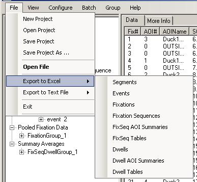 It may sometimes be desirable to export data from multiple nodes to a single Excel spread sheet or text file list.