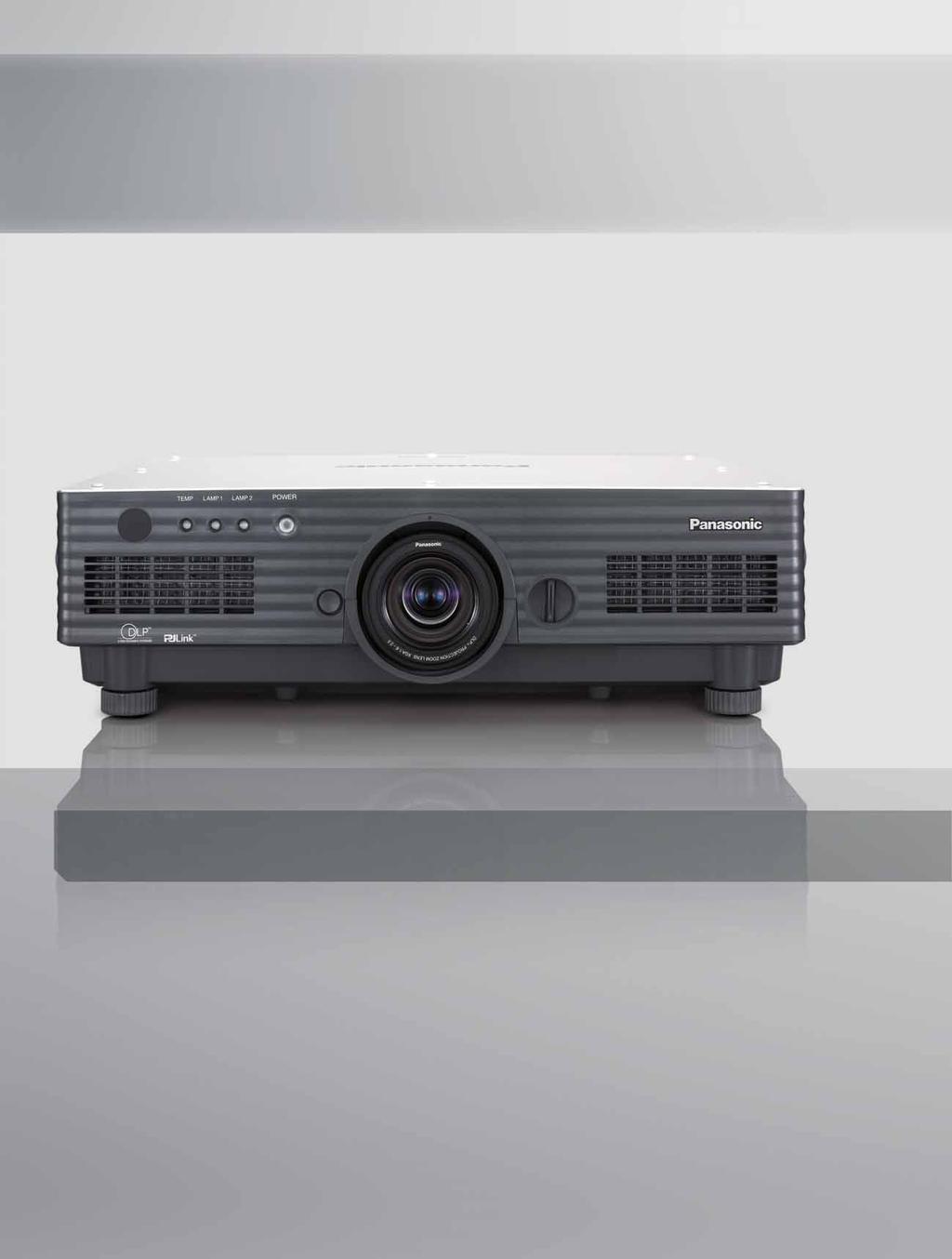 Further expanding reliability and picture quality Panasonic's DLP system projectors have taken another step