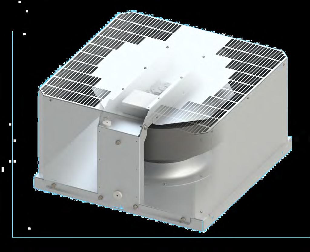 161 ROOF UNITS - ROOFMASTER STOF VERTICAL FEATURES 8 sizes Volume flows up to 4.