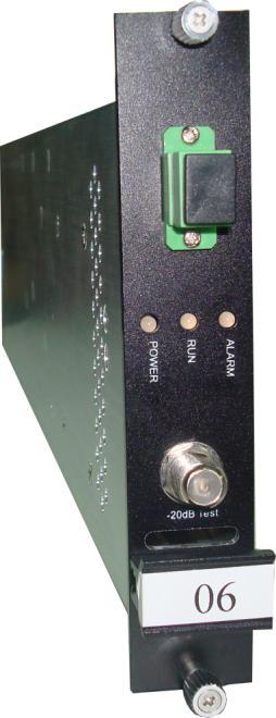 GWT5300 Modular 1530nm DFB Laser Transmitter GWT1530 1530nm transmitter modular is designed to insert narrowcast CMTS 64QAM/256QAM or