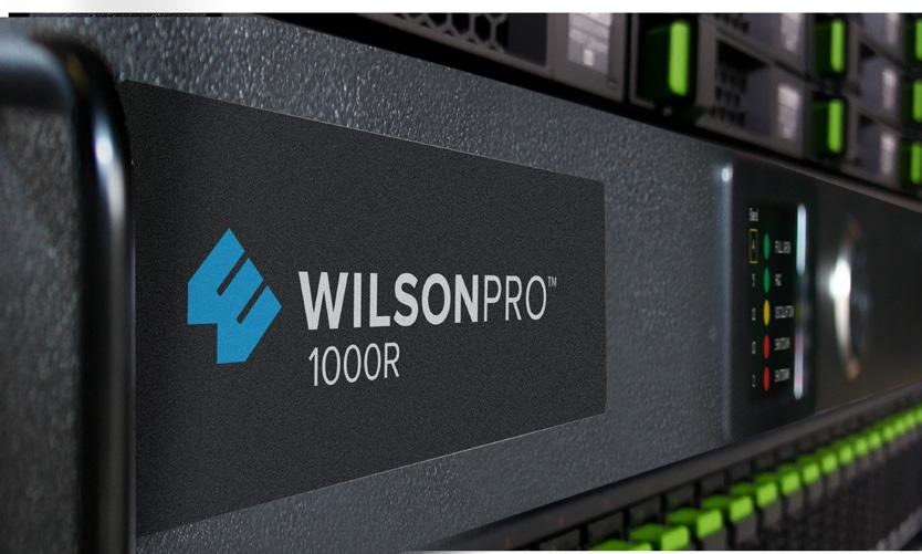 WilsonPro 1000R Easy Rack-Mounted Installation Neat and clean installation while leaving