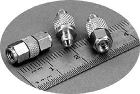 The coupling diameter and thread size were chosen to maximize strength, increase durability, and provide highly repeatable interconnects. 1.0 mm calibration kits The Agilent 85059A is a 1.
