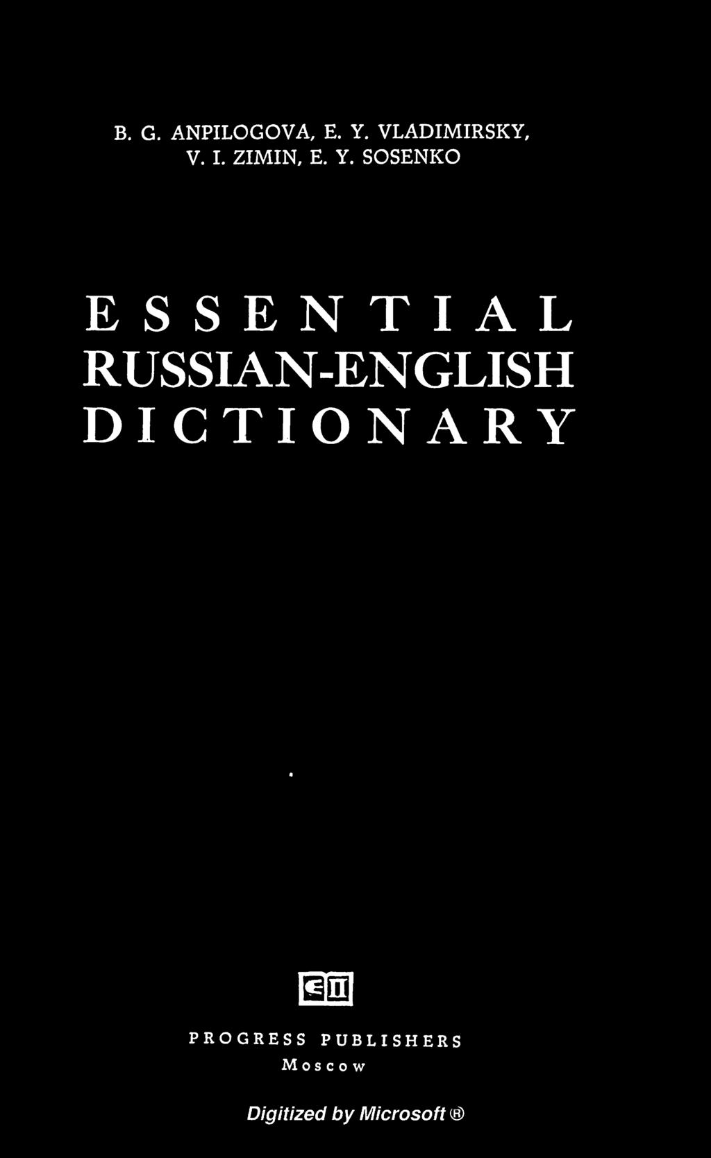 RUSSIAN-ENGLISH