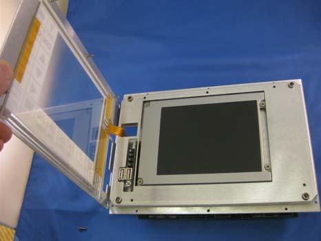 Remove the touch screen panel and the touch screen support