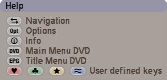 If you want to start the film directly, press the Play or OK button in the DVD menu. Note: Depending on the system, playback of copy protected DVDs may only be possible with add-on software.