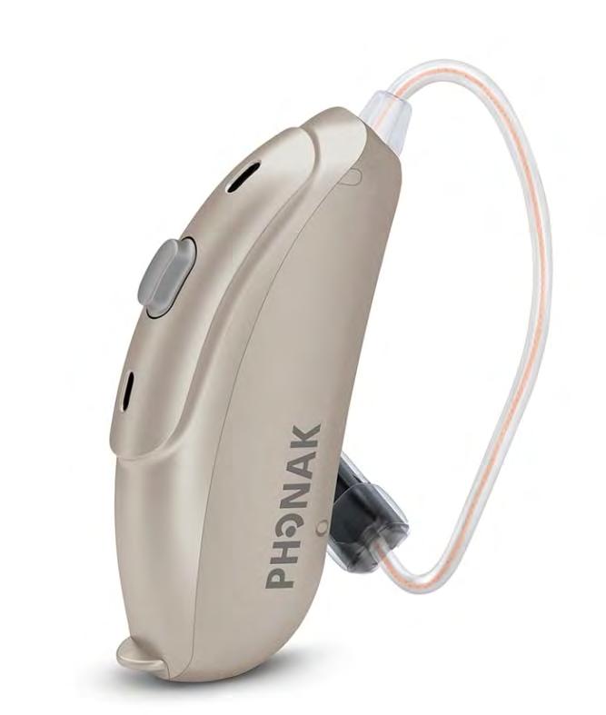 Phonak Phonak Audéo V combination device is RIC portfolio for mild to severe hearing losses Four designs, three external receivers and four performance levels